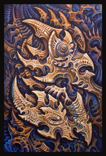 Tattoos - Oil on canvas 24in x 36in - 109645